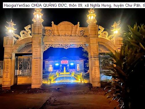 Danh Sách 6 Chùa, địa chỉ tâm linh tại Huyện Chư Păh Tỉnh Gia Lai